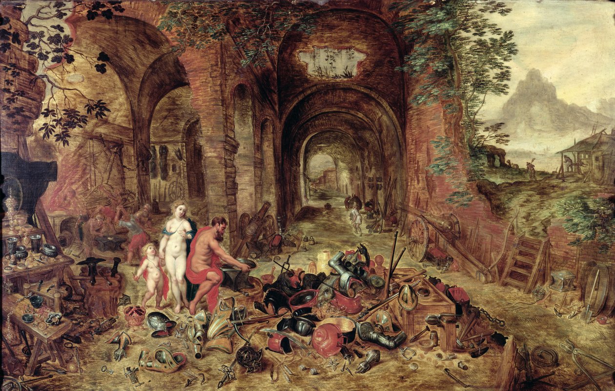 Fogo (Forja de Vulcan) de Gerard Hoet