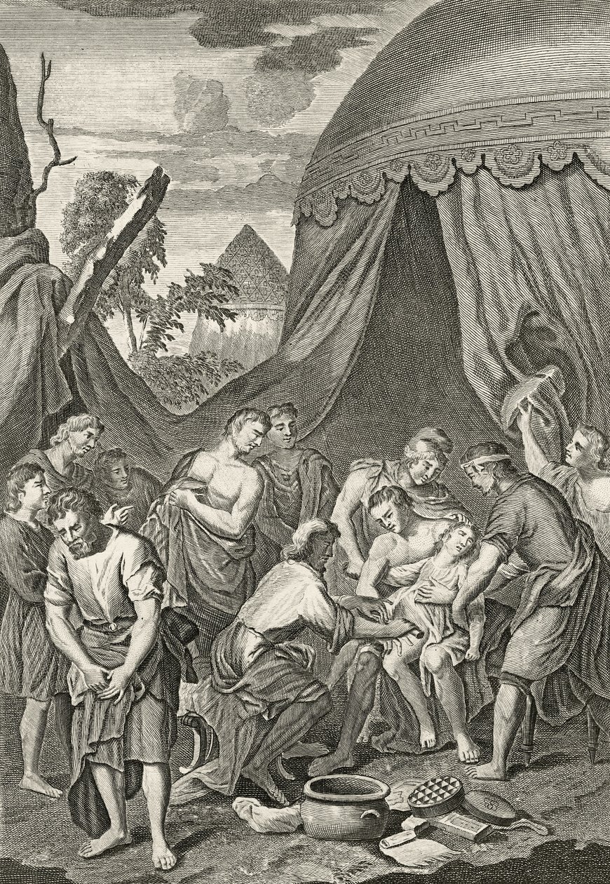A circuncisão de Cristo, 1762 de Gerard Hoet