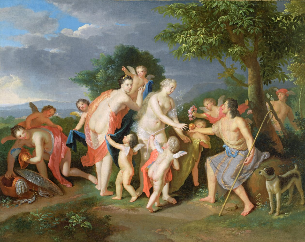 O julgamento de Paris de Gerard Hoet