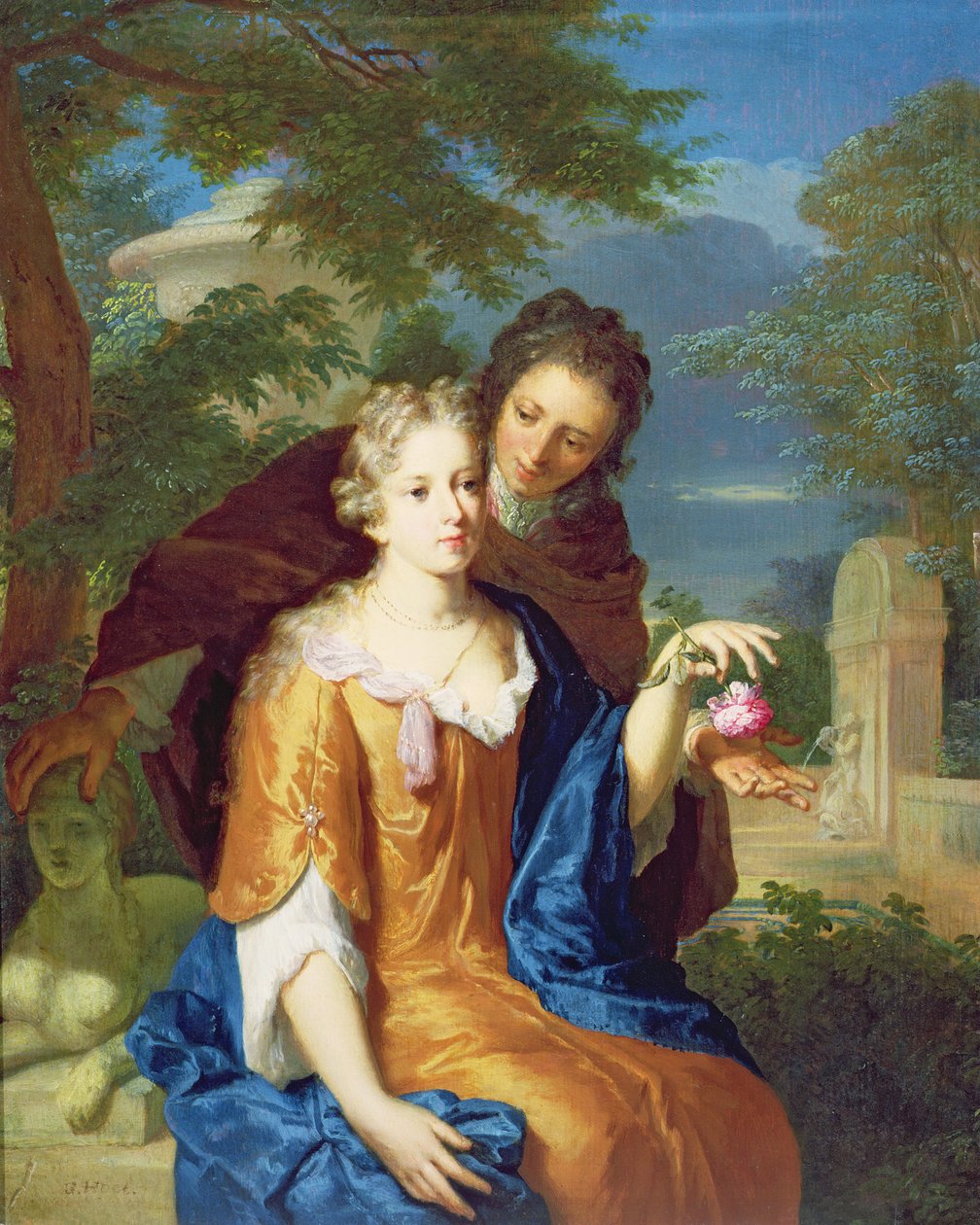 Os jovens amantes de Gerard Hoet