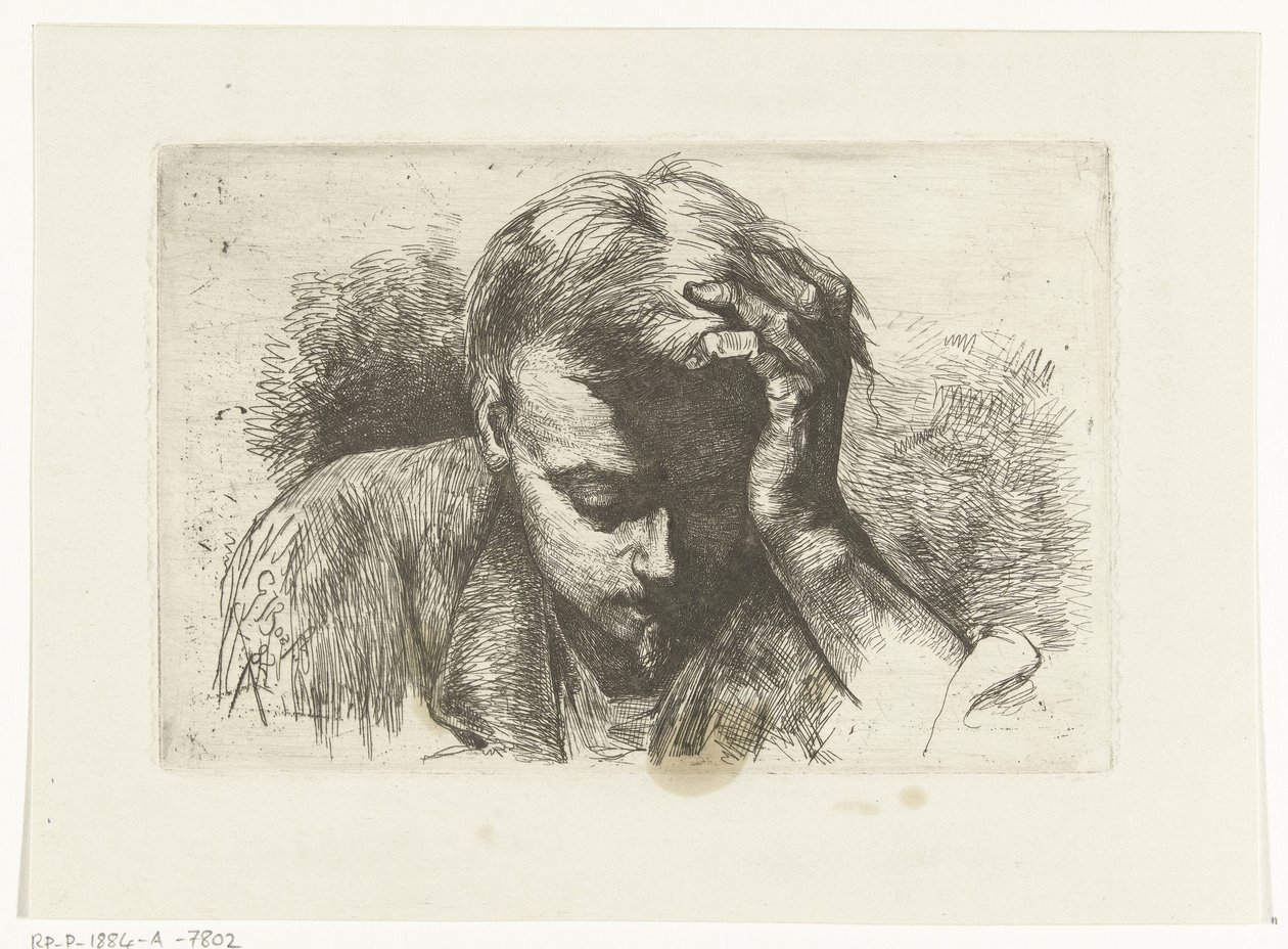 Auto-retrato de Gerard Jan Bos