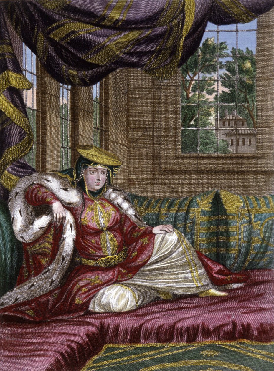 Senhora judia na corte do sultão otomano de Gerard Jean Baptiste Scotin