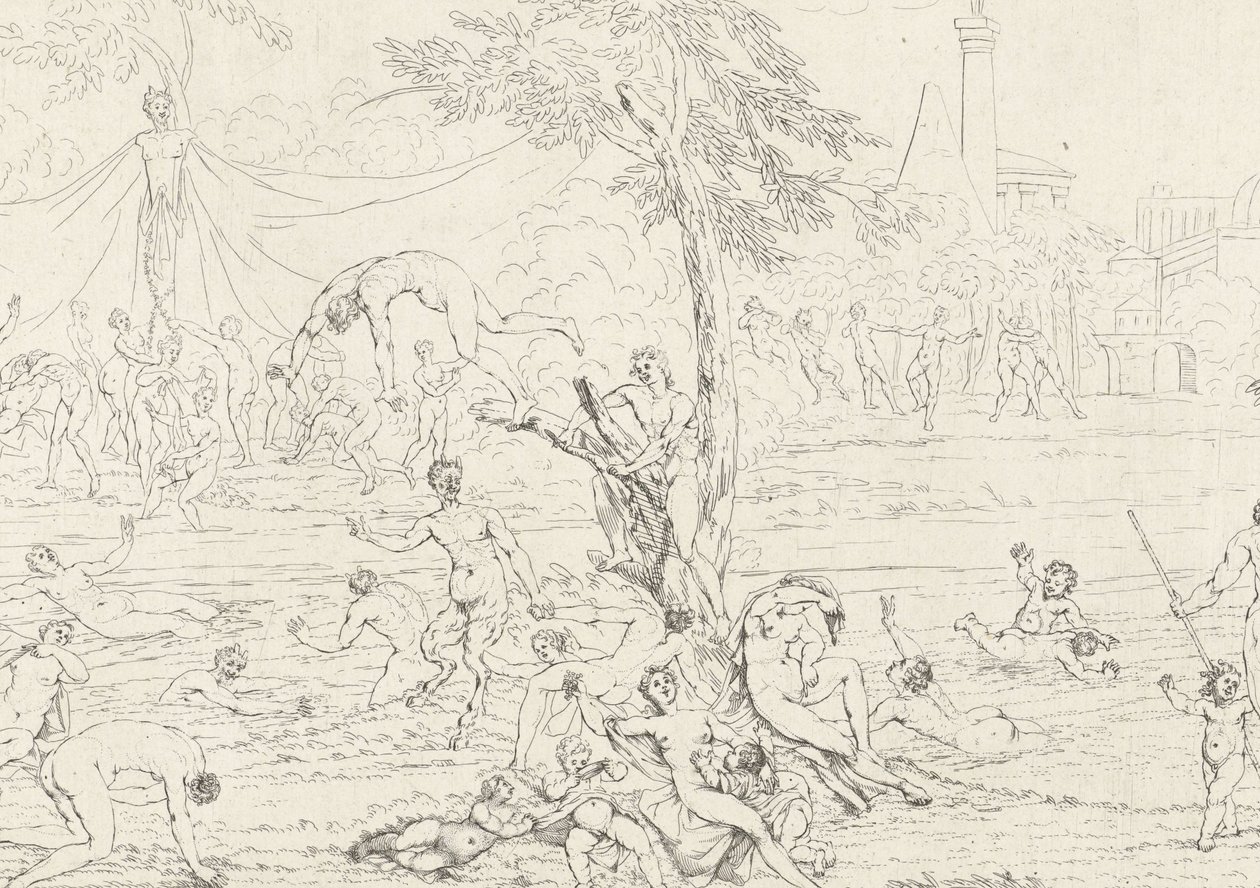 Banhando Ninfas e Bacantes As Vidas das Bacantes (título da série) de Gerard Melder