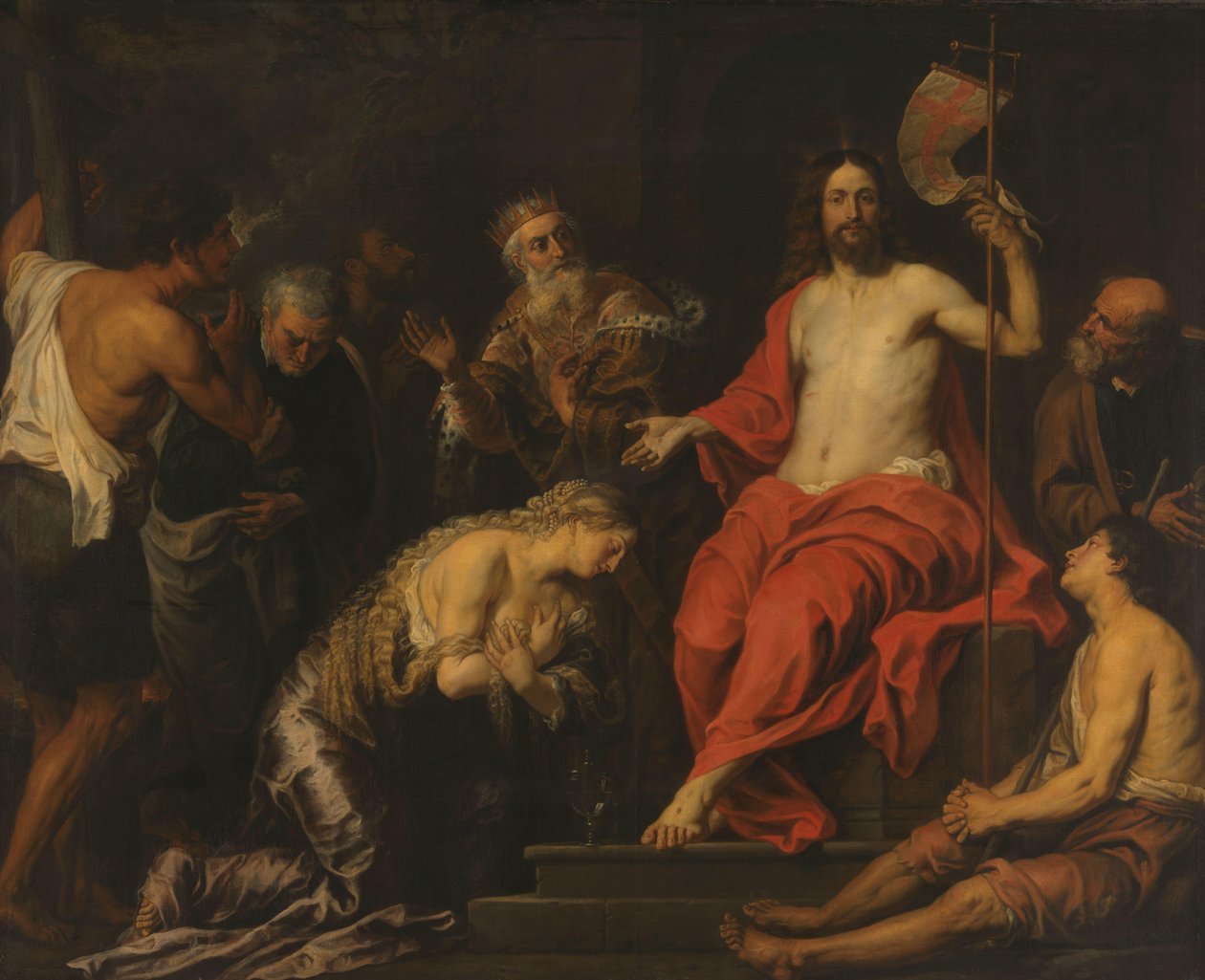 Cristo e os Pecadores Penitentes de Gerard Seghers