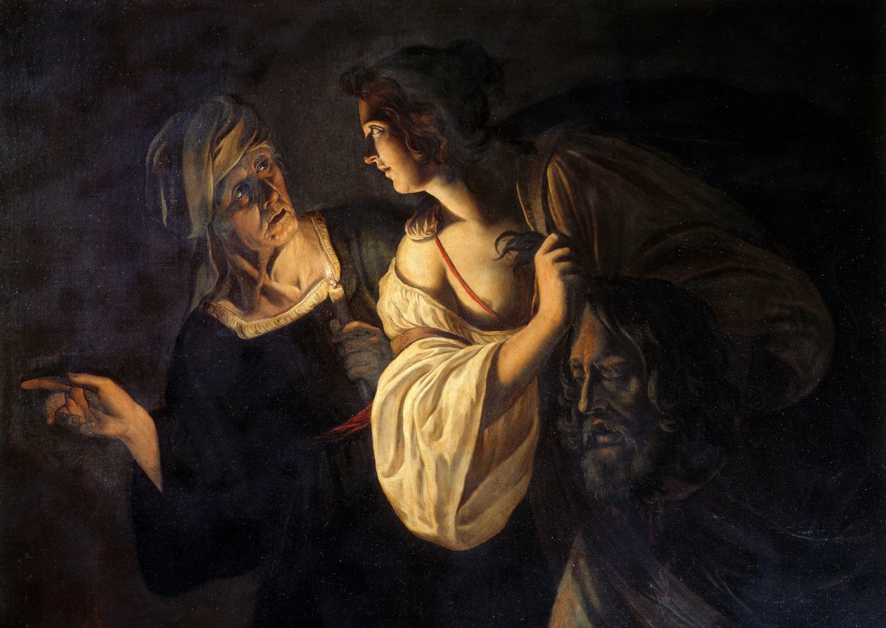 Judite com a cabeça de Holofernes (óleo sobre tela) de Gerard Seghers