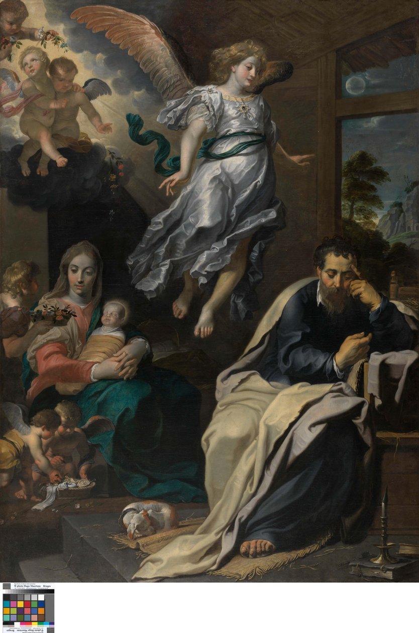 O sonho de São José de Gerard Seghers