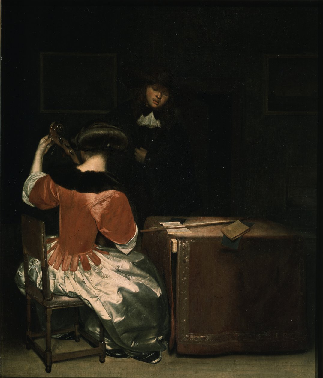 A lição de música de Gerard, Ter Borch