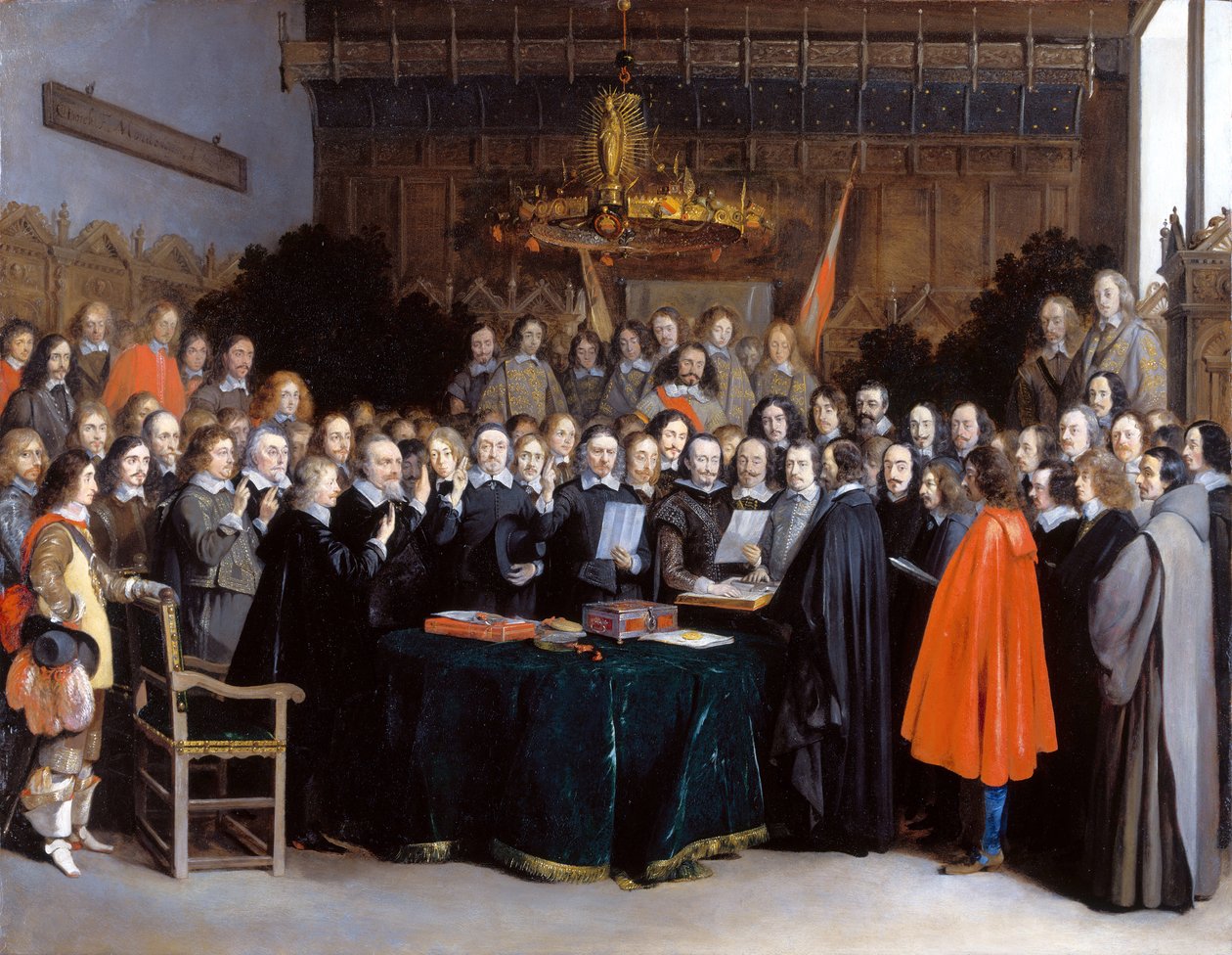 A ratificação do Tratado de Münster, 15 de maio de 1648, 1648 de Gerard Ter Borch the Younger