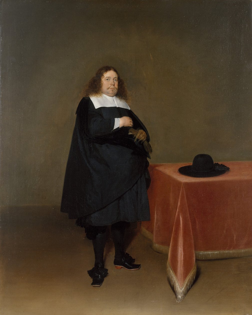Burgomaster Jan van Duren 1613-1687, cerca de 1666-67. de Gerard Terborch II