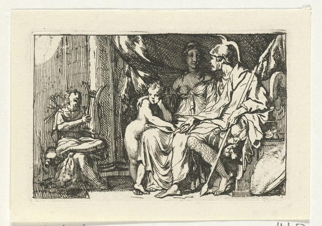 Aeneas conta a Dido o seu destino
História de Dido e Enéas (título da série) de Gerard de Lairesse