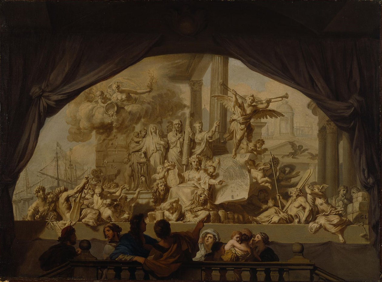 Alegoria à fama de Amesterdão de Gerard de Lairesse