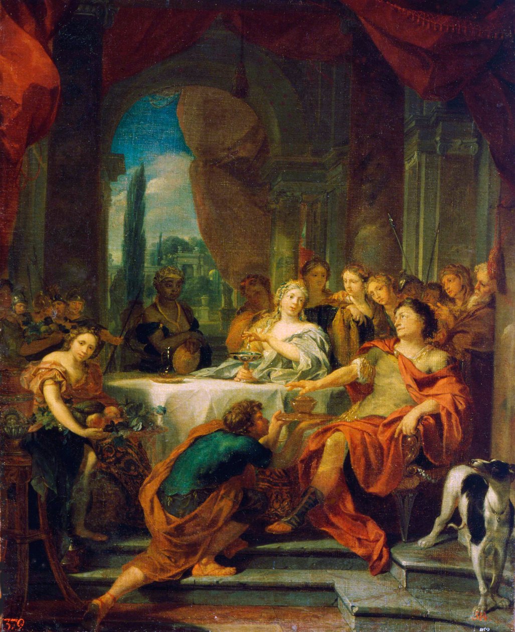 Antônio e Cleópatra, século XVII ou início do século XVIII de Gerard de Lairesse