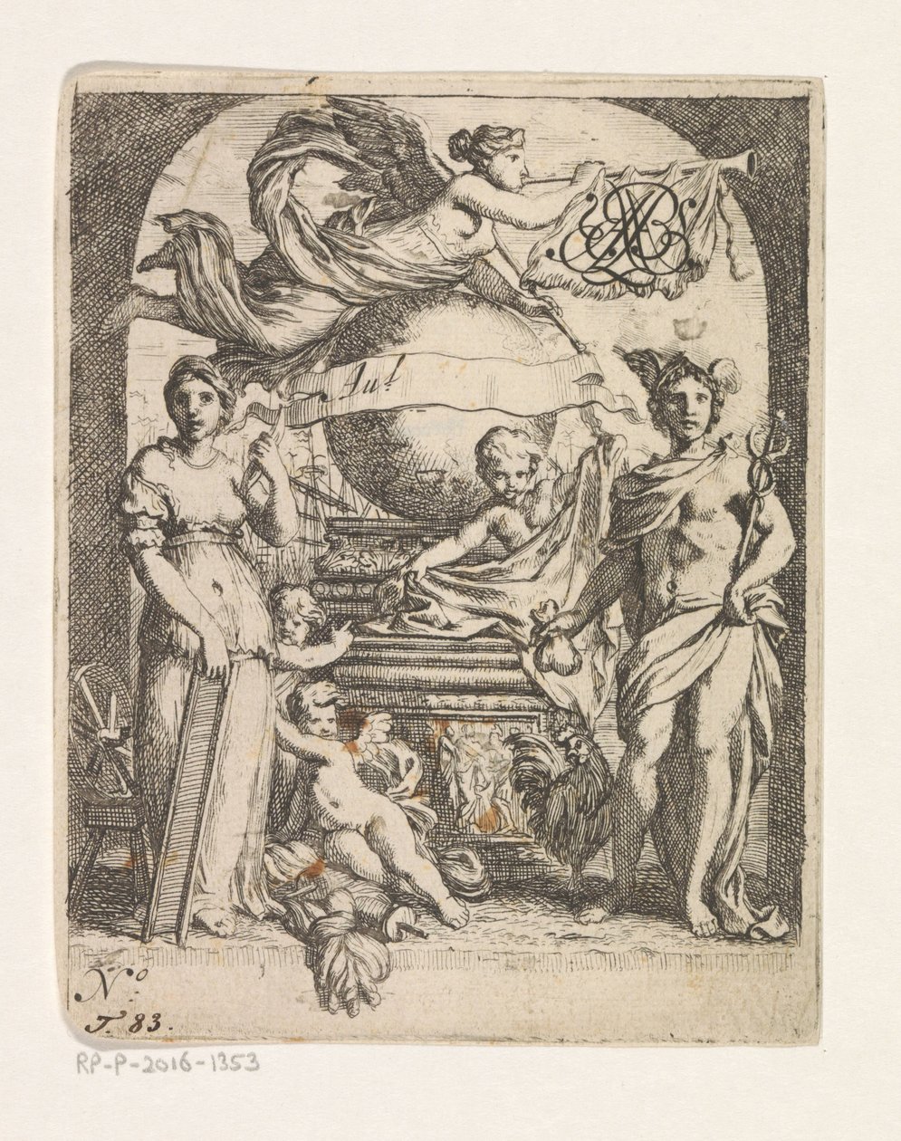 Mercúrio e a arte da tecelagem de Gerard de Lairesse