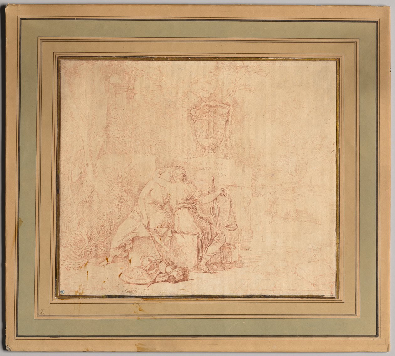 O beijo da paz e da justiça, depois de 1654. de Gerard de Lairesse