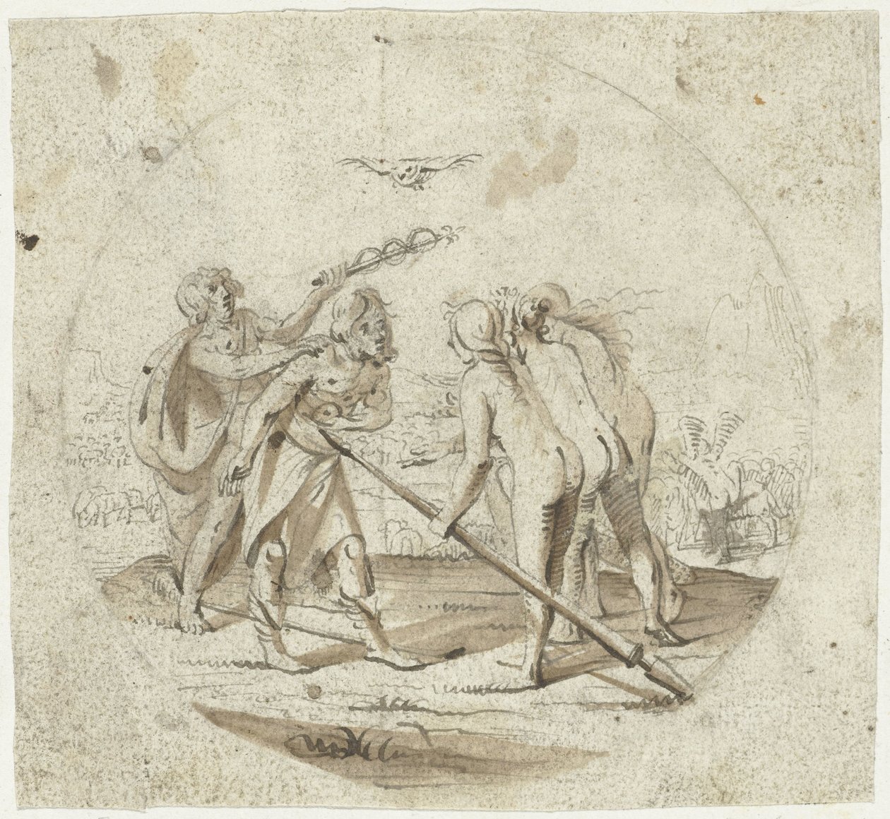 O julgamento de Paris de Gerard ter Borch (I) (possibly)