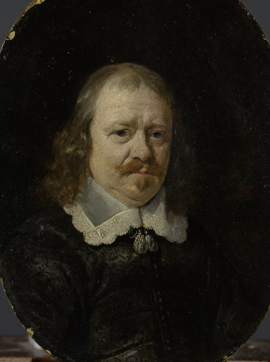 Godard van Reede (1588-1648), Senhor de Nederhorst. Delegado da Província de Utrecht na Conferência de Paz em Münster (1646-48) de Gerard ter Borch (II)