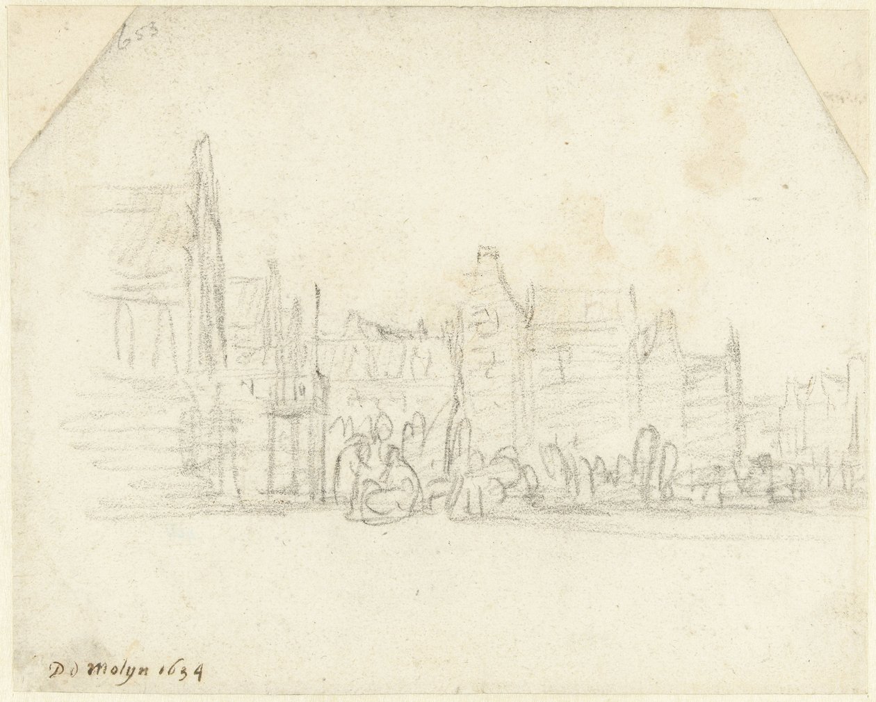 Grote Markt em Haarlem de Gerard ter Borch (II)