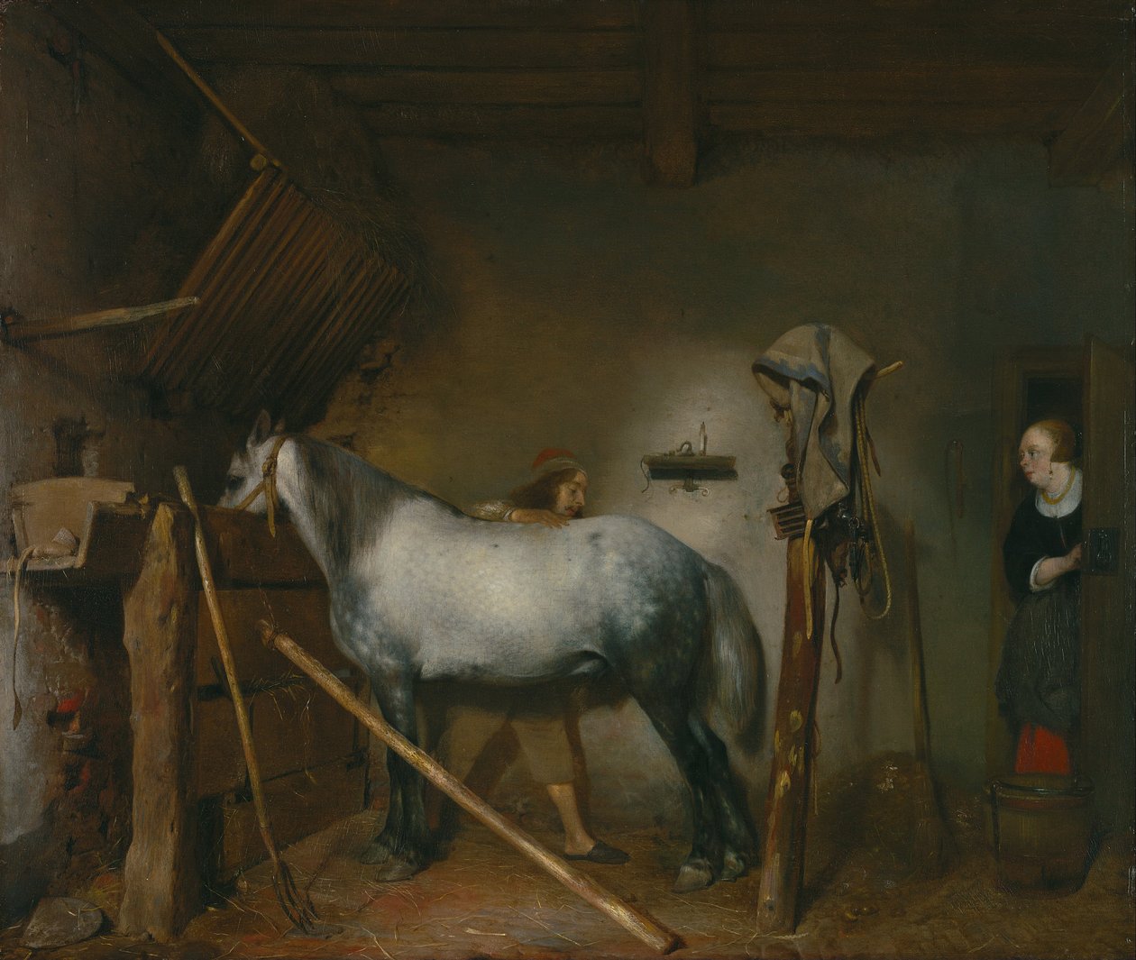 Estábulo do cavalo de Gerard ter Borch
