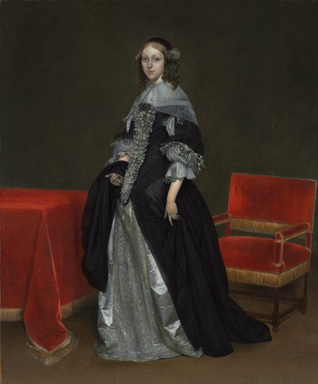 Retrato de uma mulher de Gerard ter Borch