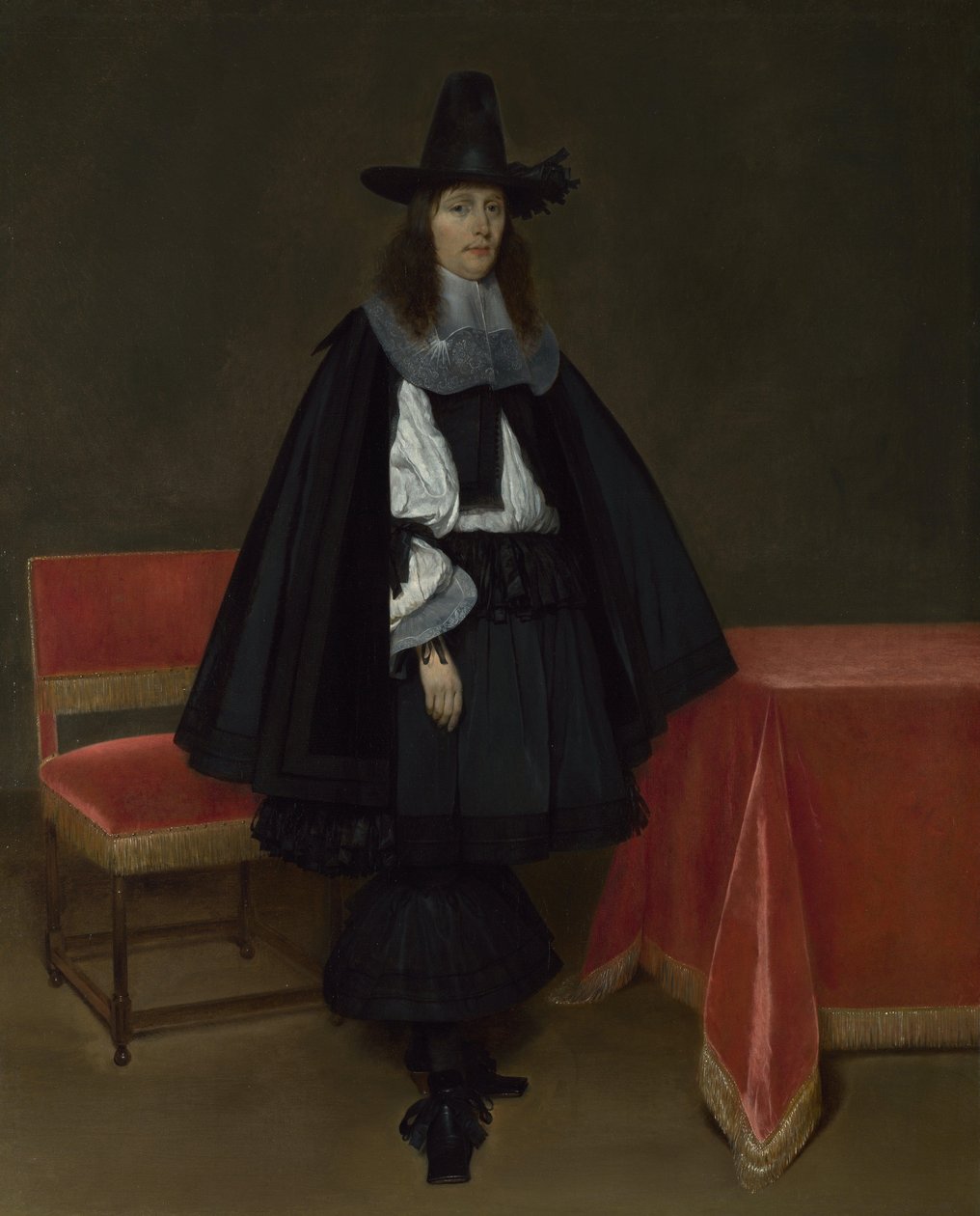 Retrato de um jovem de Gerard ter Borch