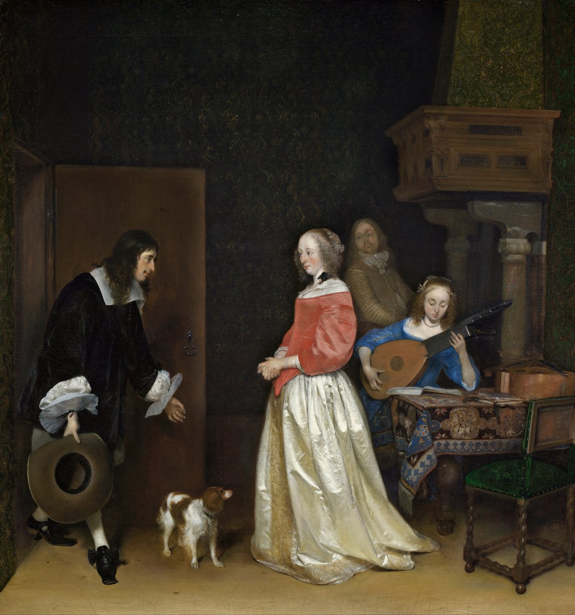 A visita do pretendente de Gerard ter Borch