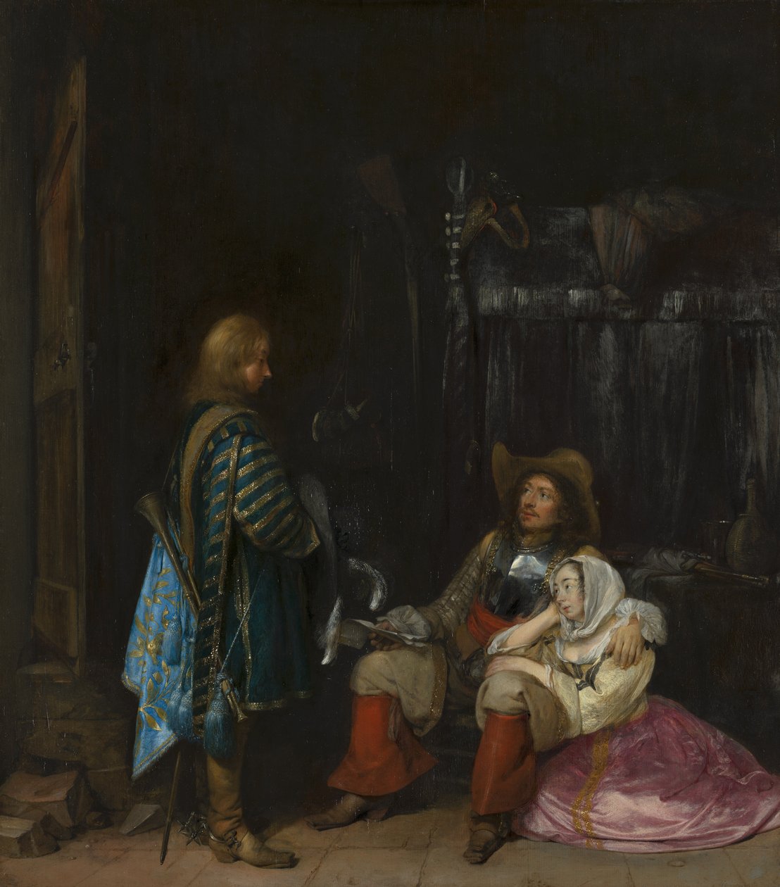 O mensageiro de Gerard ter Borch