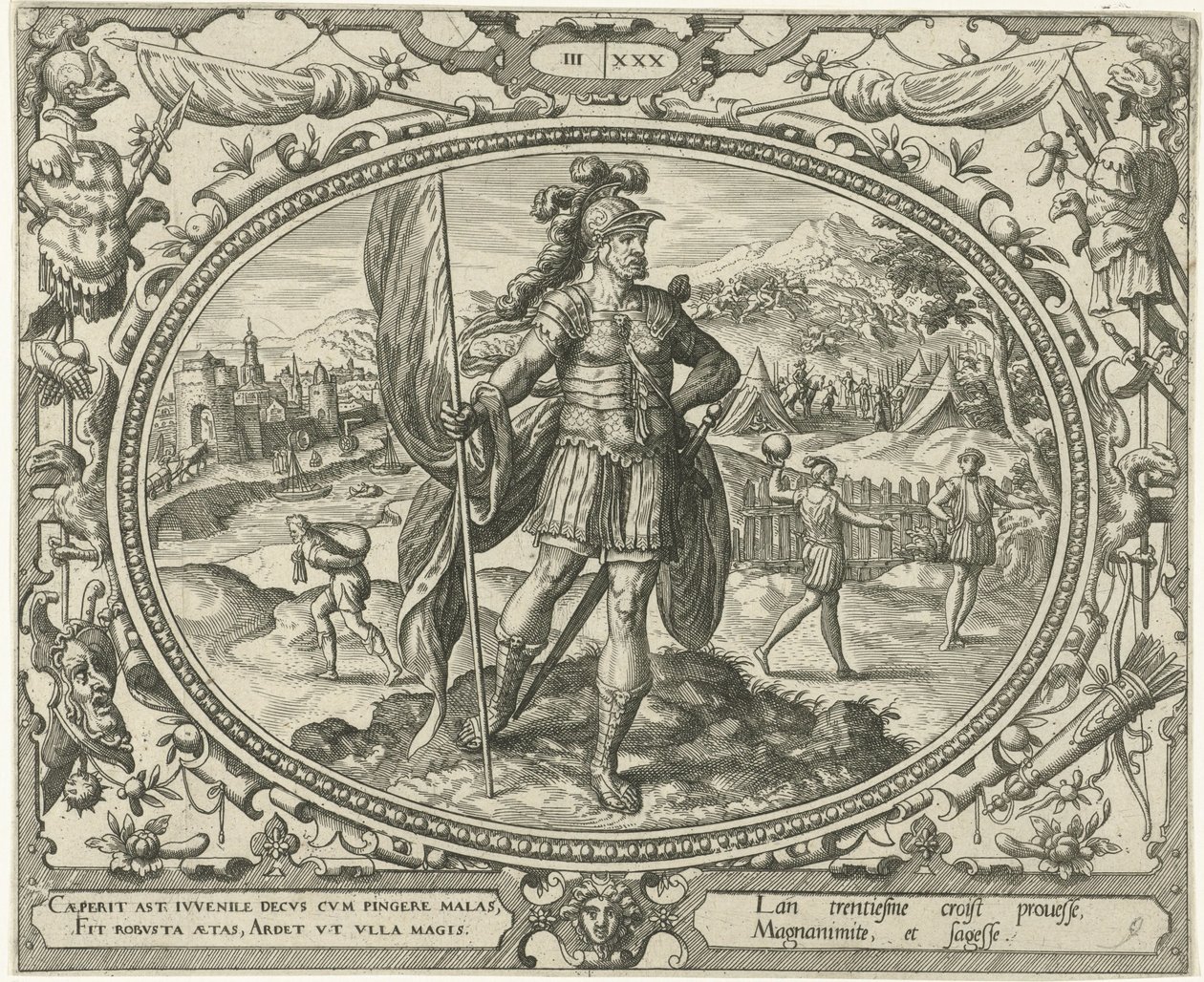 Homem na idade de trinta Ten Ages of Man (título da série) de Gerard van Groeningen