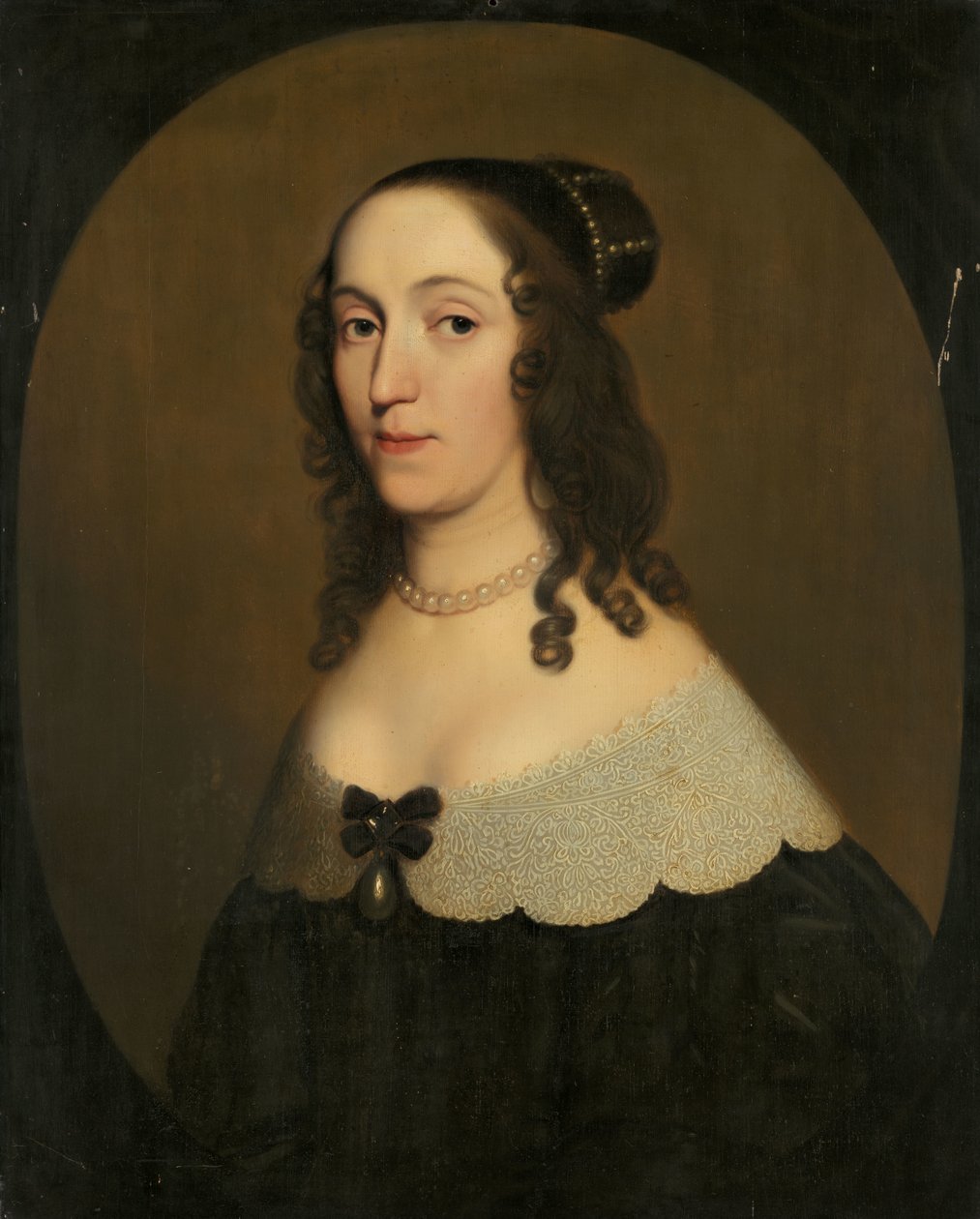 Retrato de Louise Christina (1606-69), Condessa de Solms-Braunfels de Gerard van Honthorst (workshop of)