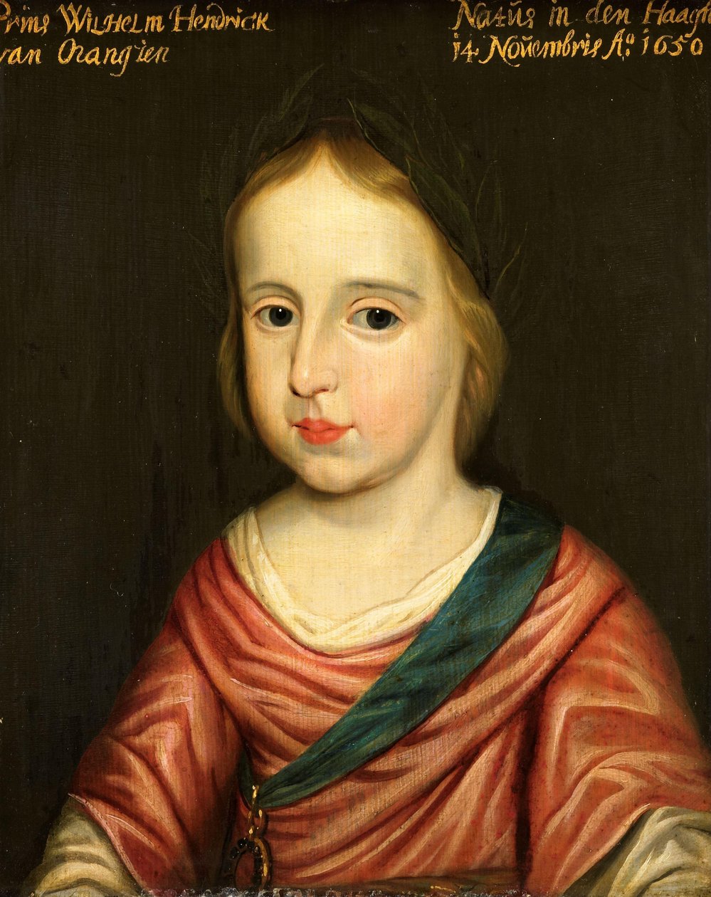 Retrato de Guilherme III, Príncipe de Orange de Gerard van Honthorst (workshop of)
