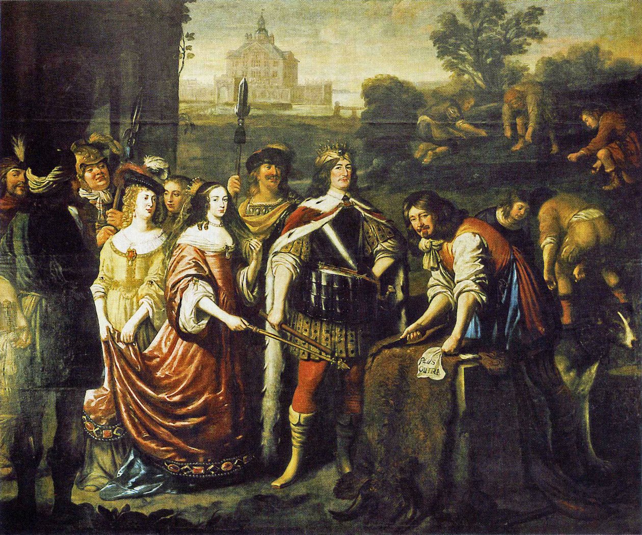 Alegoria da fundação de Oranienburg de Gerard van Honthorst