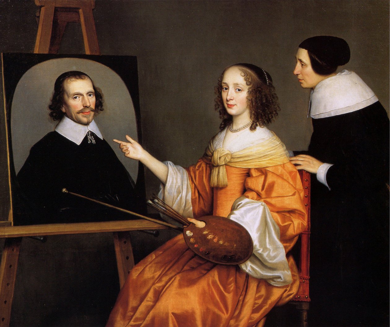 Holandês: Margaretha Maria de Roodere (c. 1625-1666) Margaretha Maria de Roodere (c. 1625-1666) de Gerard van Honthorst