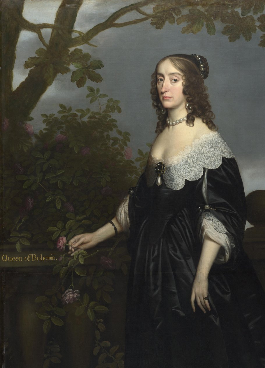 Isabel Stuart, rainha da Boémia de Gerard van Honthorst