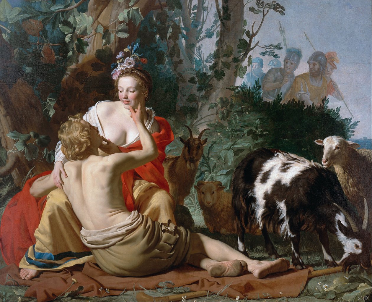 Granida e Daifilo de Gerard van Honthorst