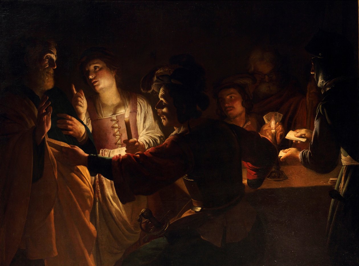 A negação de São Pedro de Gerard van Honthorst