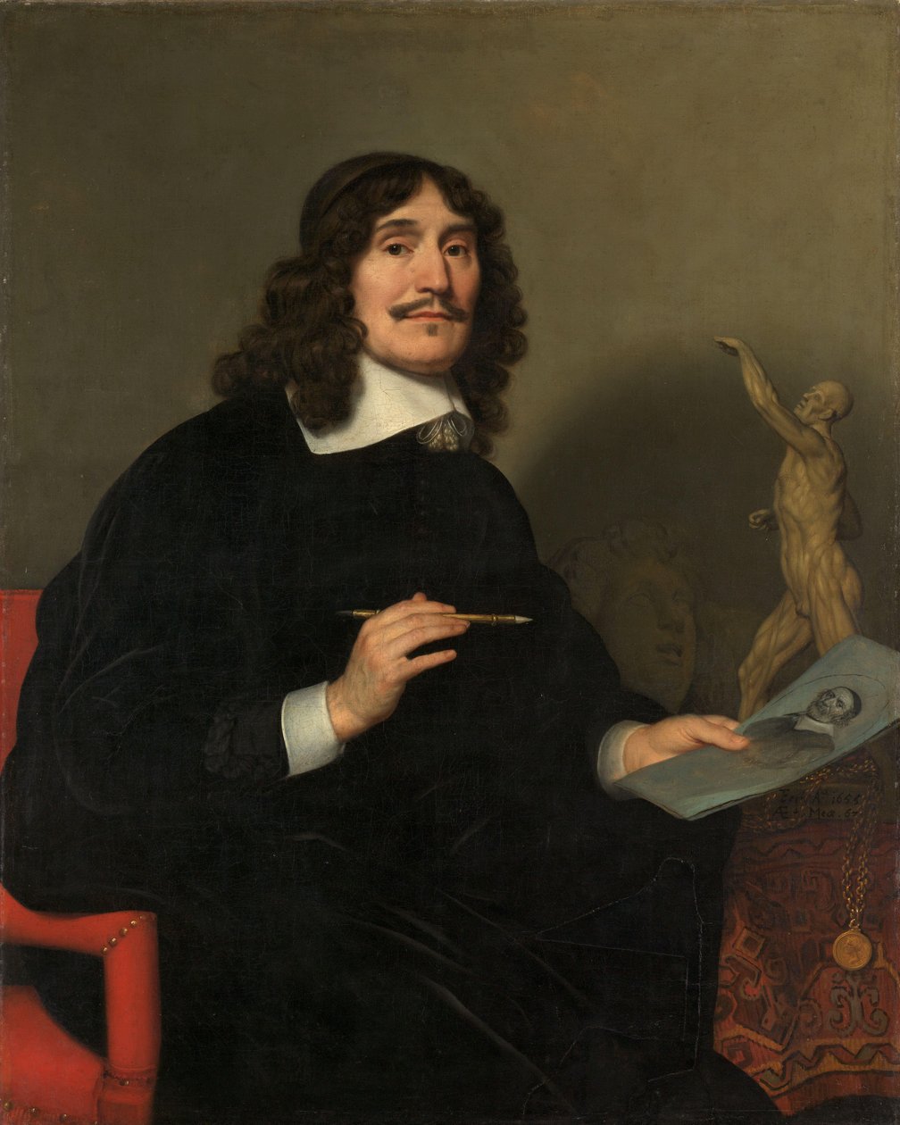 Retrato de um artista de Gerard van Honthorst