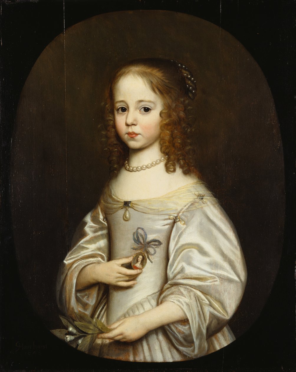Princesa Maria von Oranien-Nassau (1642-1688) de Gerard van Honthorst