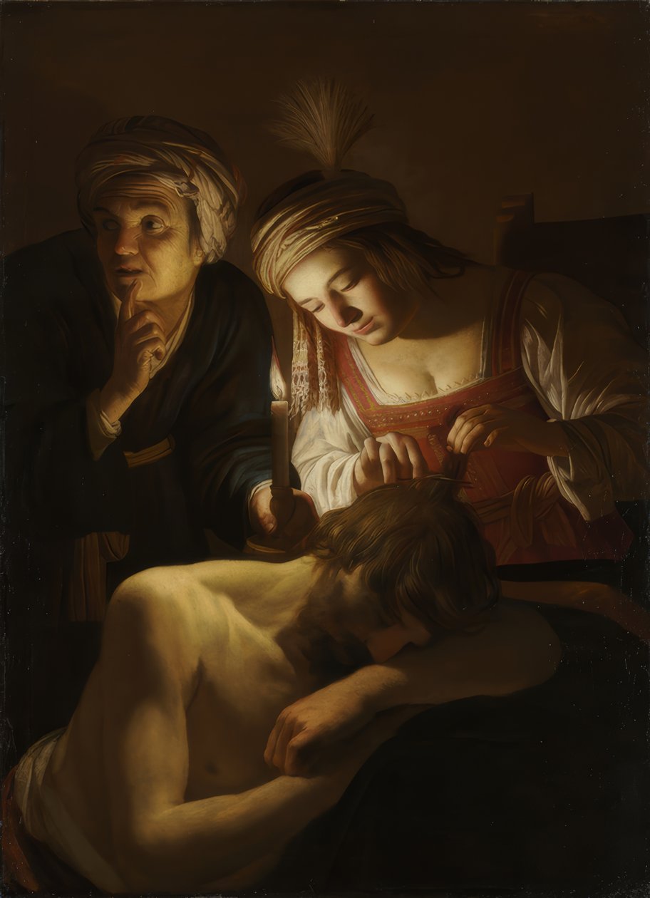 Sansão e Dalila de Gerard van Honthorst