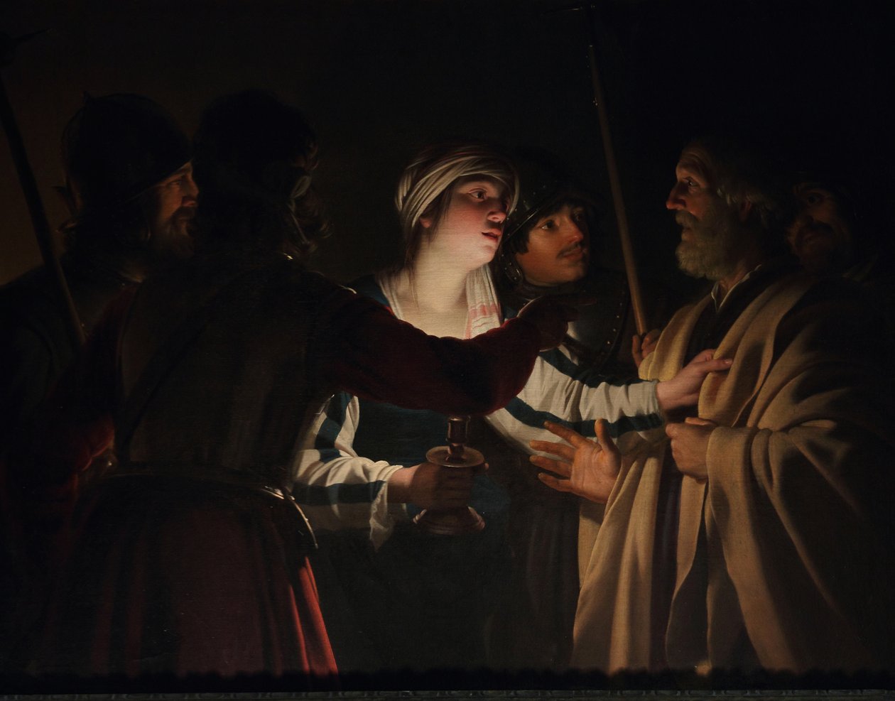 A negação de São Pedro de Gerard van Honthorst