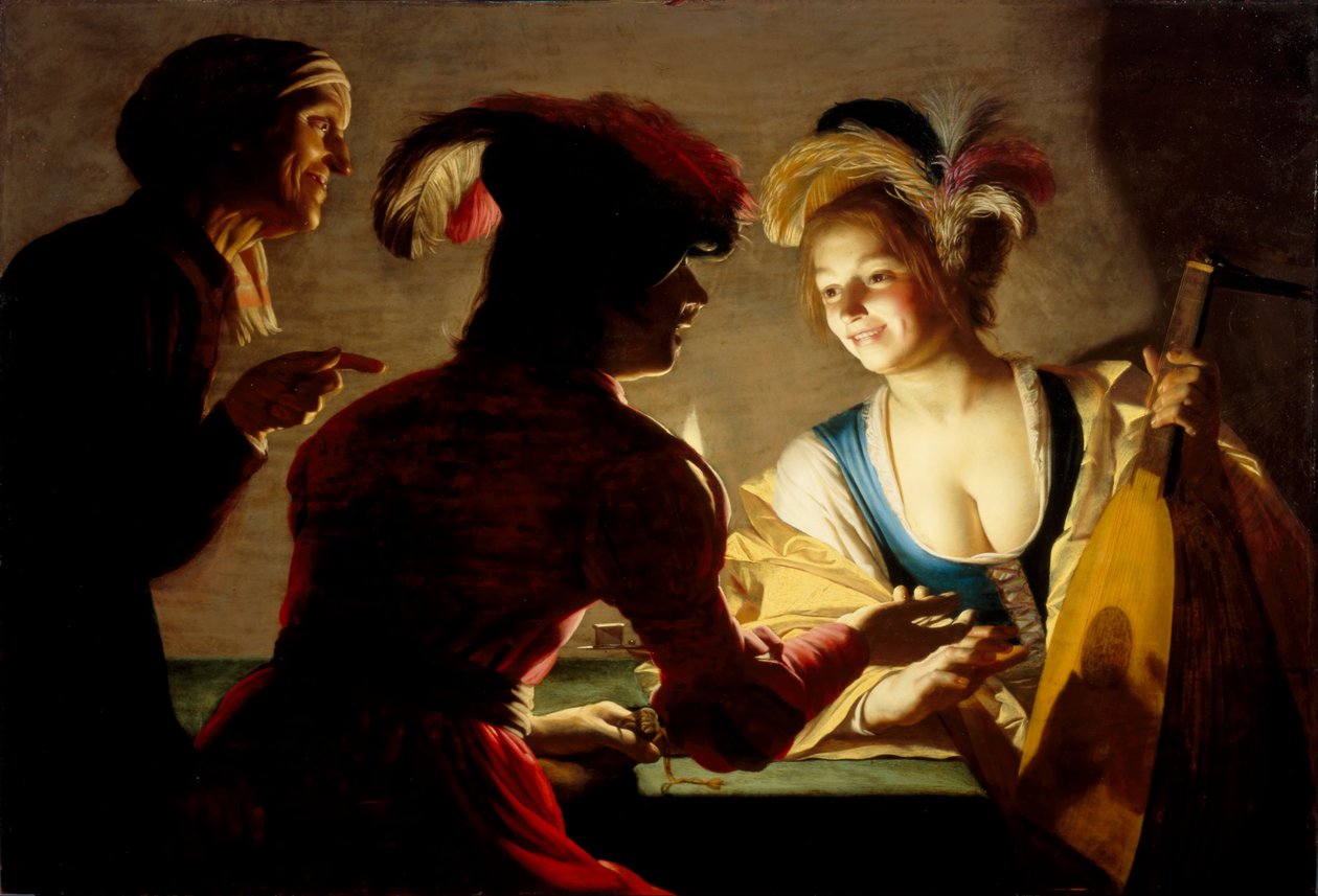A procuradora de Gerard van Honthorst