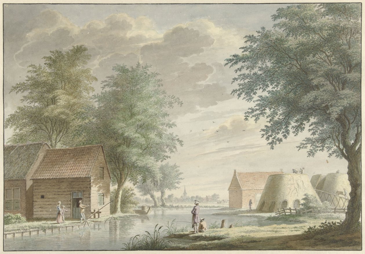 Fornos de cal em Hillegom de Gerard van Rossum