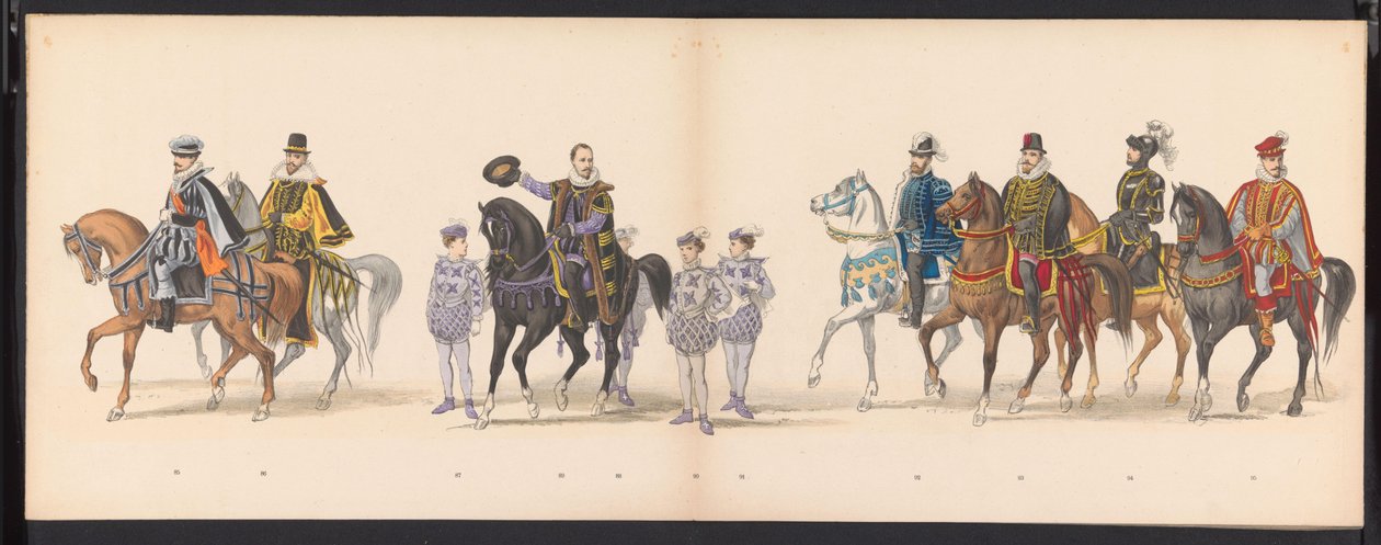 Mascarada dos estudantes de Leiden, 1875 (placa 5)
Mascarada realizada pelos membros da fraternidade estudantil de Leiden em 15 de Junho de 1875 para celebrar o 300º aniversário da Universidade de Leiden, retratando a Universidade de Leiden, mostrada no de Gerardus Johannes Bos