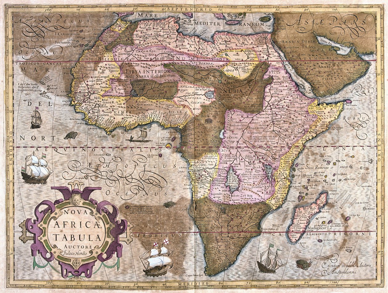 África (gravura de Gerardus Mercator
