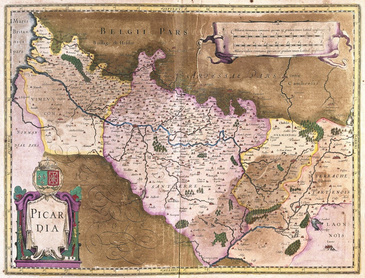 Bélgica (gravura de Gerardus Mercator