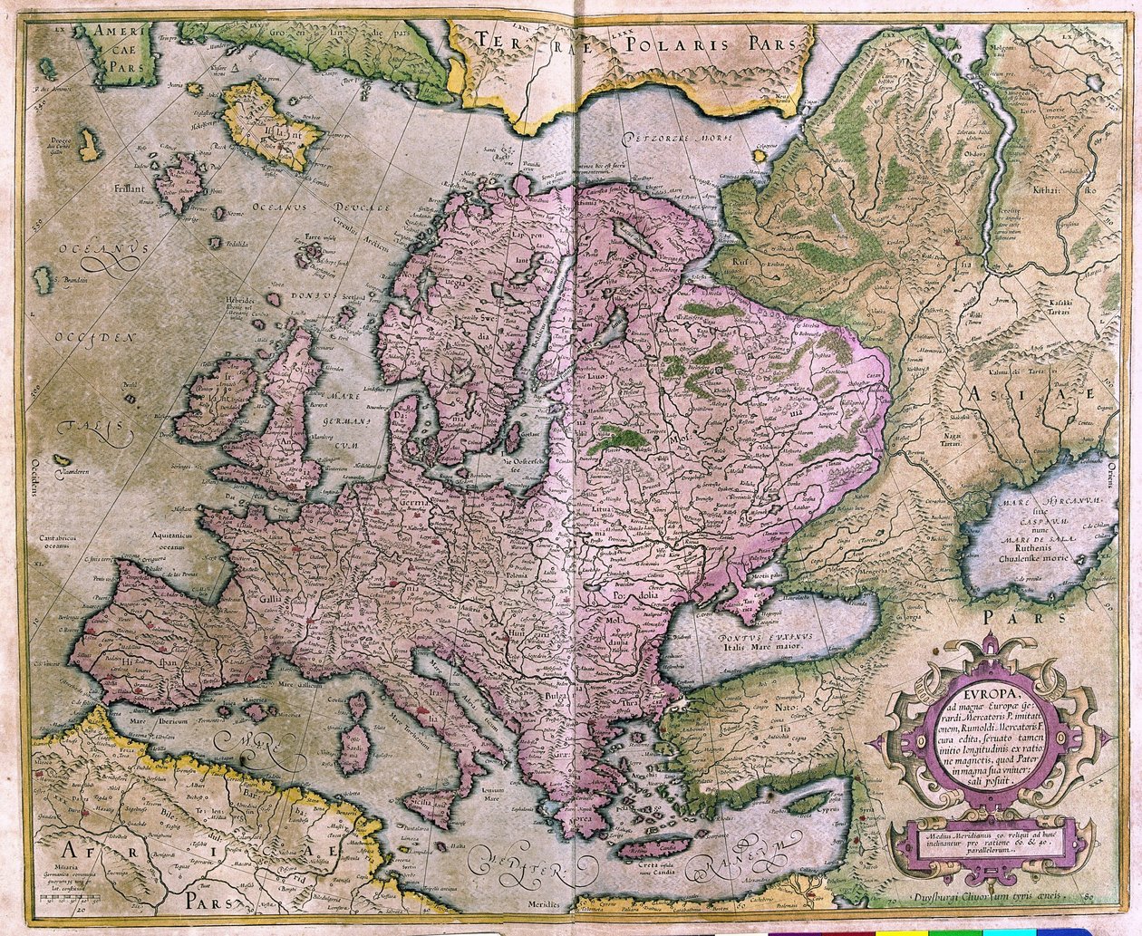 Europa de Gerardus Mercator
