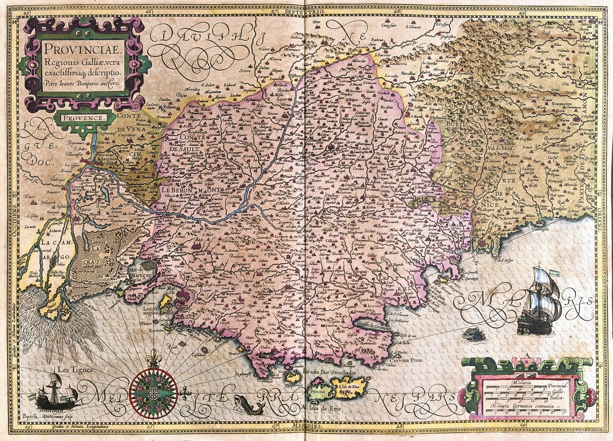 França (gravura de Gerardus Mercator
