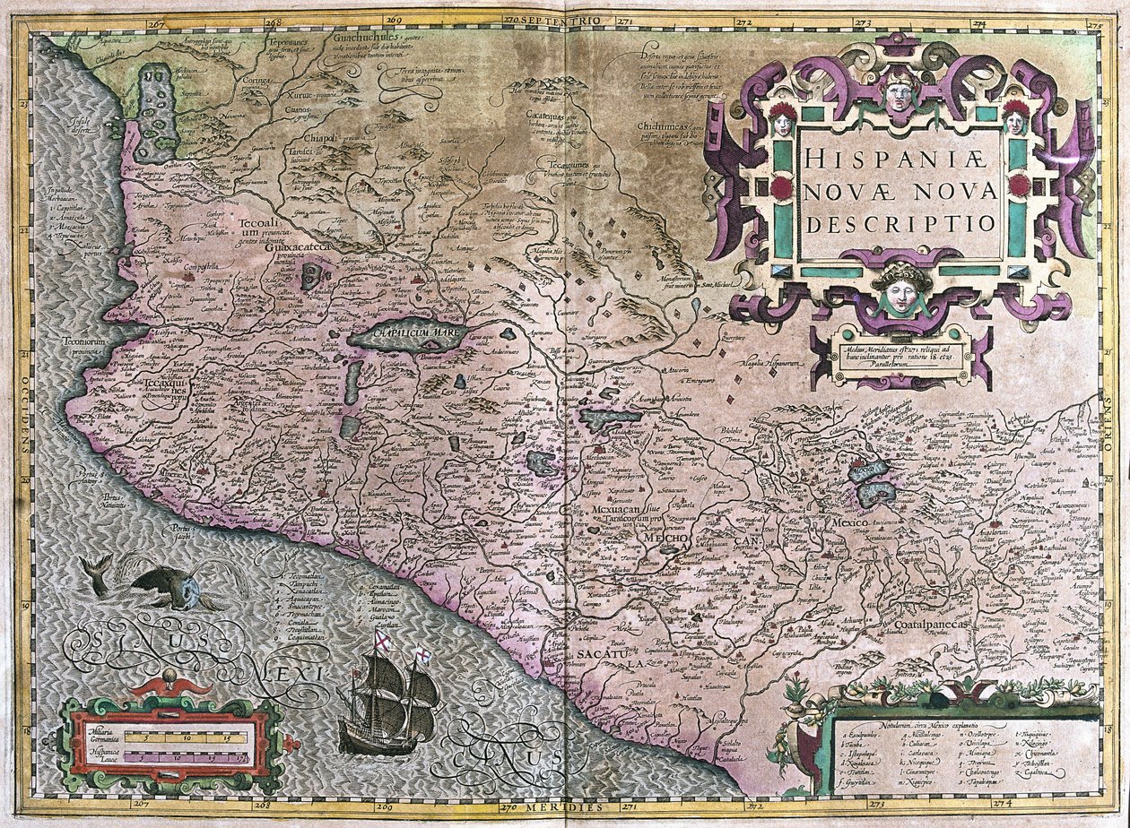 México (gravura de Gerardus Mercator