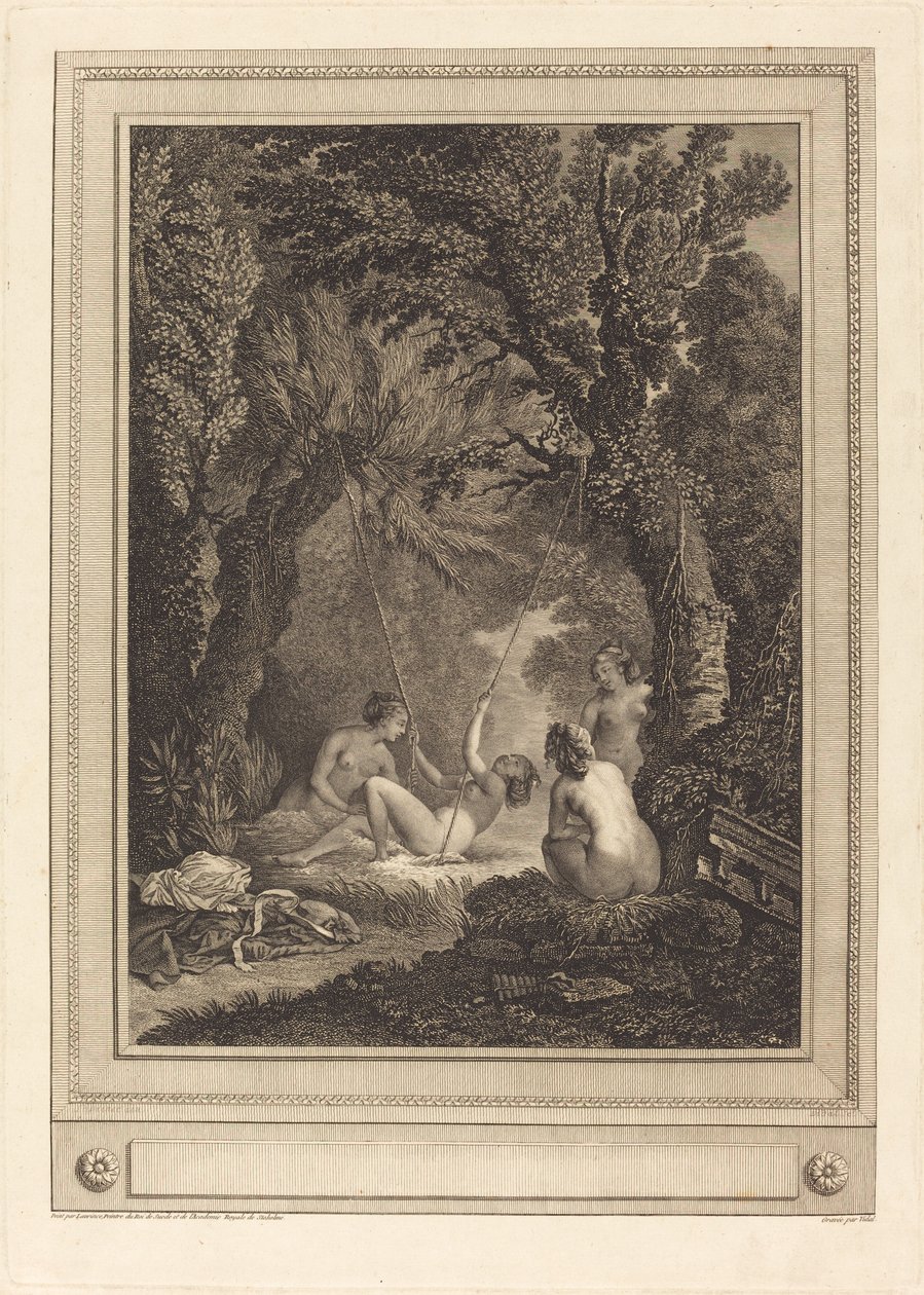 O balanço misterioso de Geraud Vidal after Nicolas Lavreince