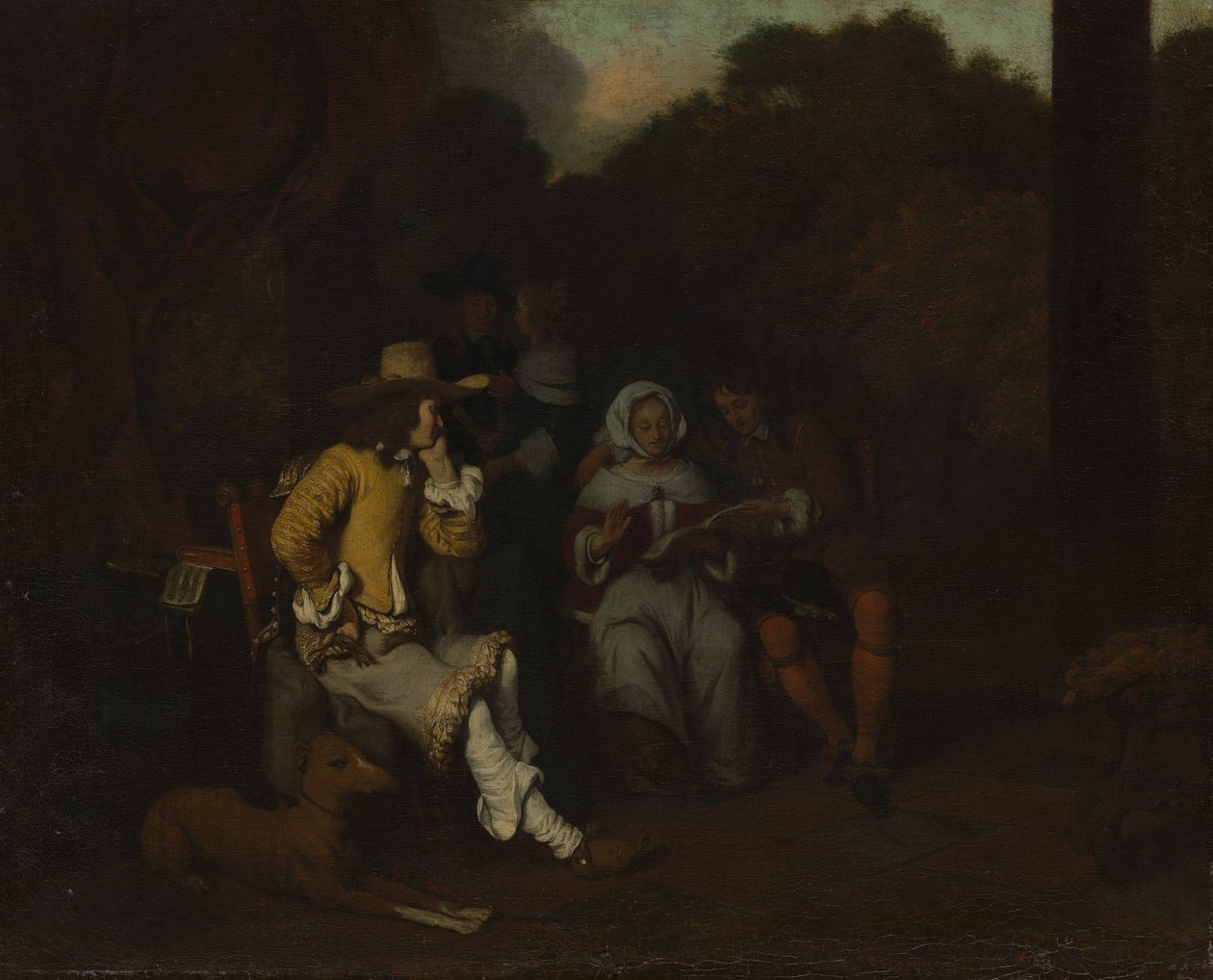 Uma festa musical, início dos anos 1650. de Gerbrand van den Eeckhout