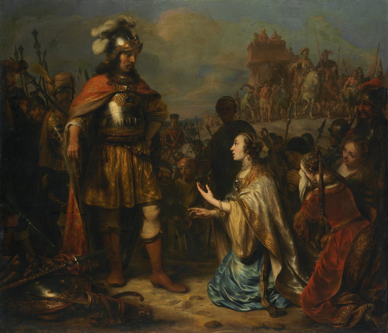 Alexandre e as mulheres de Dario de Gerbrand van den Eeckhout