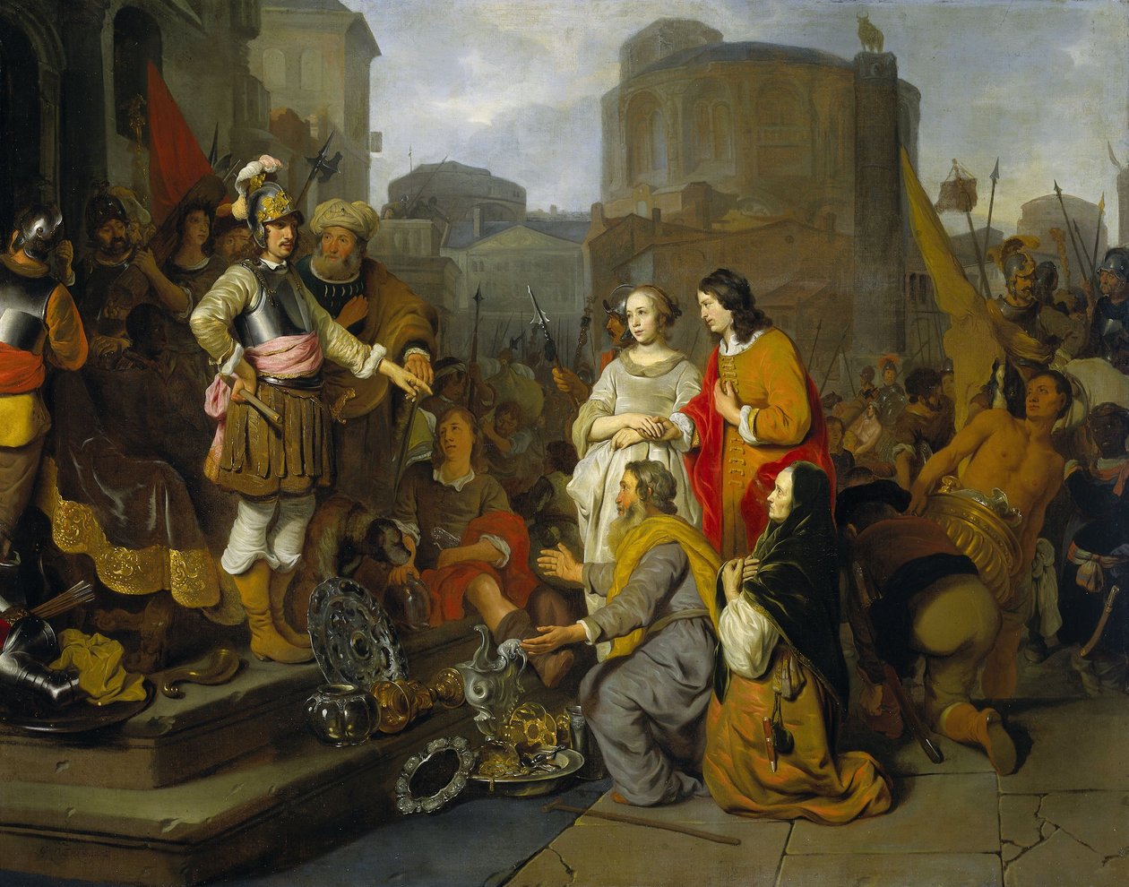Continência de Scipio, 1650-55 de Gerbrand van den Eeckhout